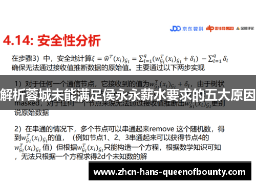 解析蓉城未能满足侯永永薪水要求的五大原因